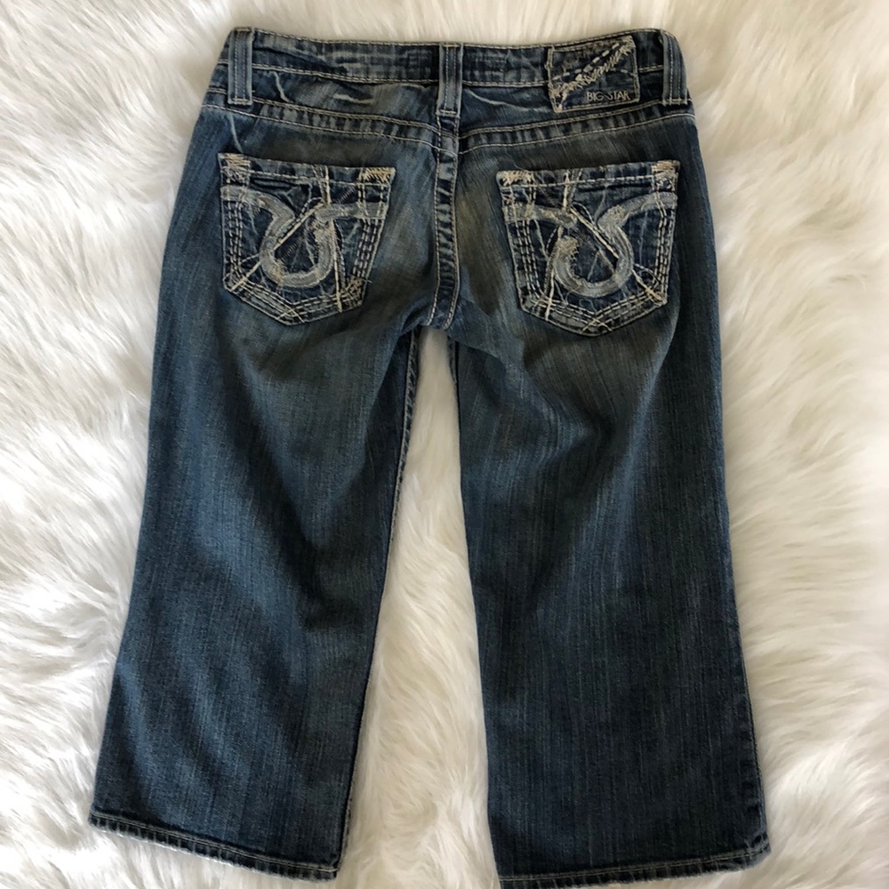 Big starsweet low rise capri jeans Sz 28 W 29”